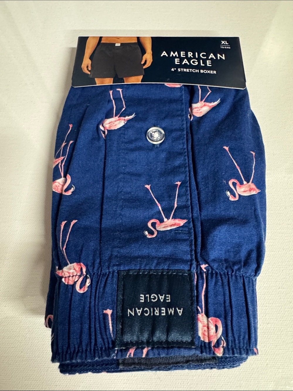 Pink Flamingo Boxers Mens XL American Eagle